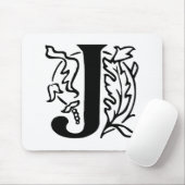 Extravaganter Buchstabe J Mousepad (Mit Mouse)
