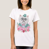 Extravaganter Cat T - Shirt (Vorderseite)