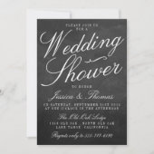 Extravaganter Chalkboard Polterabend Einladungen (Vorderseite)