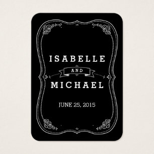 Extravaganter Chalkboard Vintage Wedding-Geschenk-