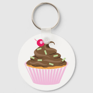 Extravaganter Cupcake Schlüsselanhänger
