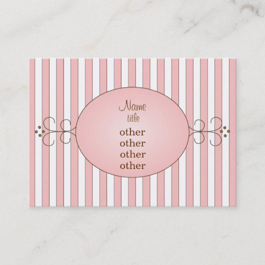 Extravaganter Cupcake Visitenkarte (Vorderseite)