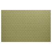 Extravaganter Damast mit Tieren, Gold auf Grün Stoff (Yard (91,4 cm))