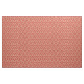 Extravaganter Damast mit Tieren, Korallenrot Stoff (Yard (91,4 cm))