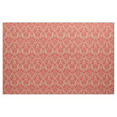 Extravaganter Damast mit Tieren, Korallenrot Stoff (Fat Quarter (45,7 x 55,9 cm))