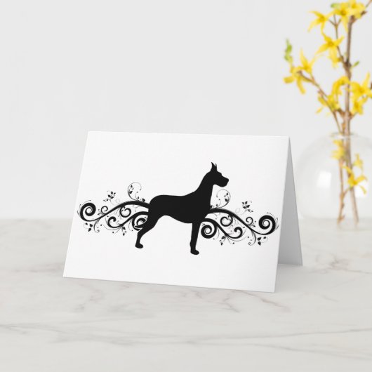 Extravaganter Däne Karte (Gelbe Blume)