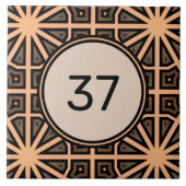 Extravaganter Deko House Number Plaque Fliese (Vorderseite)