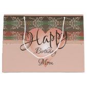 Extravaganter Designer Papiergeschenktasche Große Geschenktüte (Vorderseite)