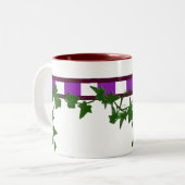 extravaganter Efeu Zweifarbige Tasse (Vorderseite Links)