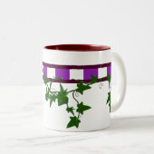 extravaganter Efeu Zweifarbige Tasse (VorderseiteRechts)