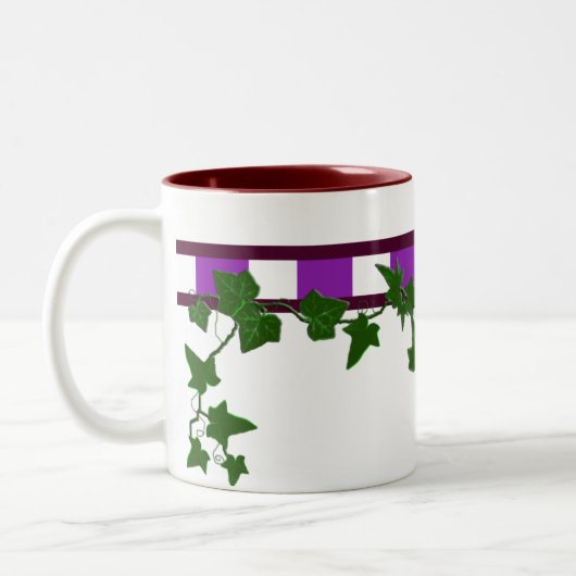 extravaganter Efeu Zweifarbige Tasse (Links)
