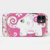Extravaganter Elefant Floral Case-Mate iPhone Hülle (Rückseite (Horizontal))