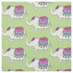 Extravaganter Elefant Stoff