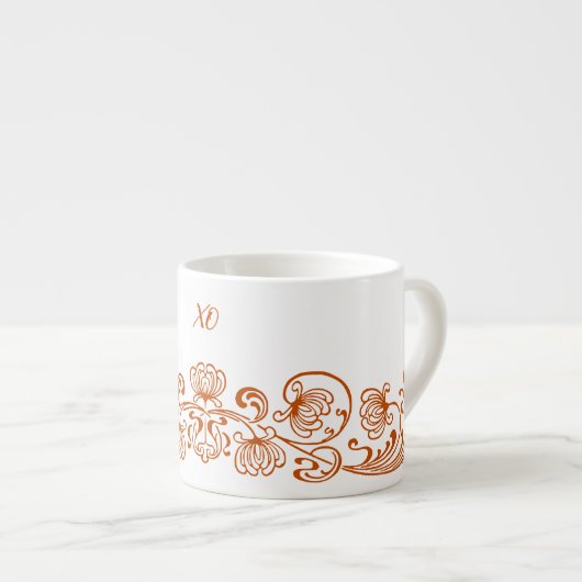 Extravaganter Espresso Espressotasse (Vorderseite Rechts)