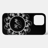 Extravaganter Fall für Monogram iPhone Case-Mate iPhone Hülle (Rückseite (Horizontal))