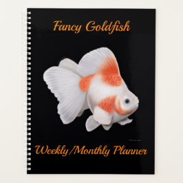 Extravaganter Fantail Goldfish Wochenplaner