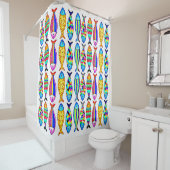 Extravaganter Fisch Duschvorhang (Beispiel)