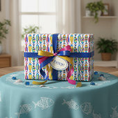 Extravaganter Fisch Geschenkpapier