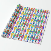Extravaganter Fisch Geschenkpapier (Ungerollt)
