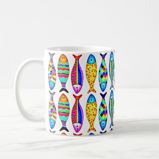 Extravaganter Fisch Kaffeetasse (Links)