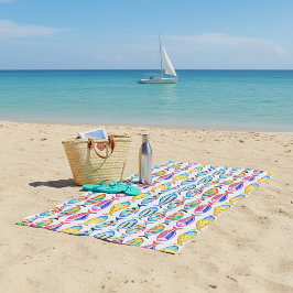 Extravaganter Fisch Strandtuch