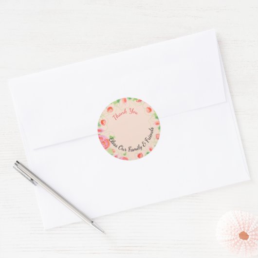 Extravaganter Fixierer Runder Aufkleber (Umschlag)