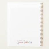 Extravaganter floraler Planer (Rückseite)