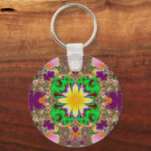 Extravaganter Fraktal Schlüsselanhänger (Vorderseite)