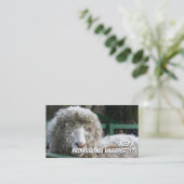 Extravaganter Friseurbus Visitenkarte (Stehend Vorderseite)