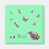 Extravaganter Frosch Magnet (Vorne)