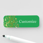 Extravaganter Goldbaum Thunder_Cove Namensschild (Beispiel)