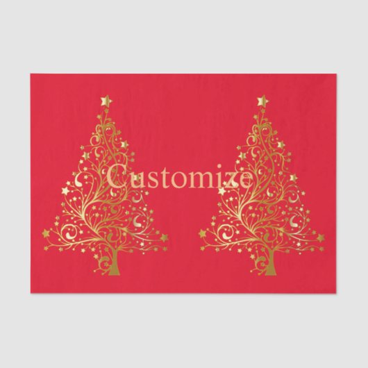 Extravaganter Goldbaum Thunder_Cove Seidenpapier (Vorderseite)