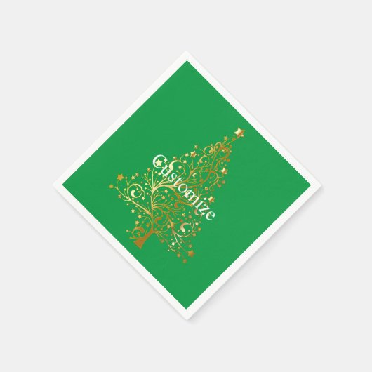 Extravaganter Goldbaum Thunder_Cove Serviette (Ecke)