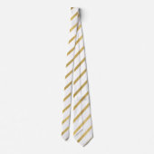 Extravaganter goldener Streifen-Entwurf Krawatte (Rückseite)