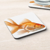 Extravaganter Goldfish Getränkeuntersetzer (Linke Seite)