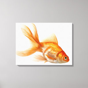 Extravaganter Goldfish Leinwanddruck
