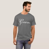 Extravaganter Groom auf Grau T-Shirt (Vorne ganz)