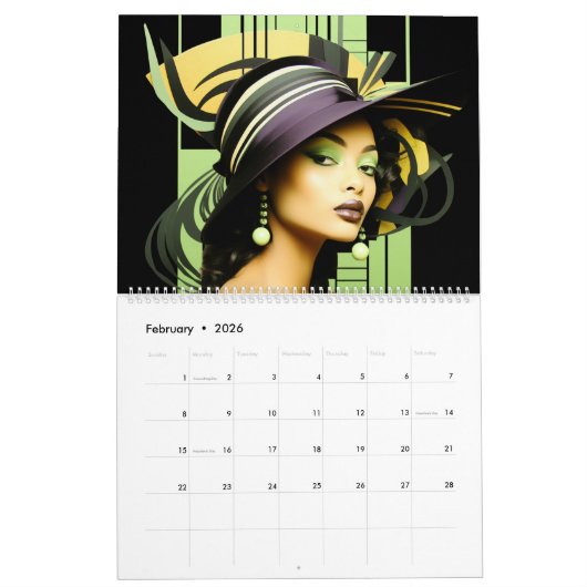 EXTRAVAGANTER HAT PARADE-Kalender Kalender (Feb 2026)