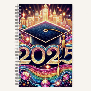 Extravaganter Hochschulabschluss 2025 Notizblock