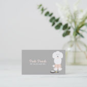 Extravaganter Hundebau Visitenkarte (Stehend Vorderseite)