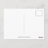 Extravaganter Jugendstil-Brief A Postkarte (Rückseite)