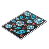 extravaganter Jugendstil Notizblock (Linke Seite)