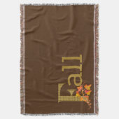 Extravaganter Karierter Fall Word Art Decke (Vorderseite Vertikal)