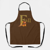 Extravaganter Karierter Fall Word Art Schürze (Vorderseite)