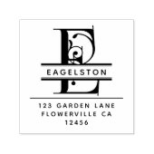 Extravaganter Kopfbrief - E - Rücksendeadresse Mon Permastempel (Design)