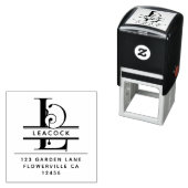 Extravaganter Kopfbrief - L - Rücksendeadresse Mon Permastempel (Beispiel)