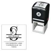 Extravaganter Kopfbrief - S - Rücksendeadresse Mon Permastempel (Beispiel)