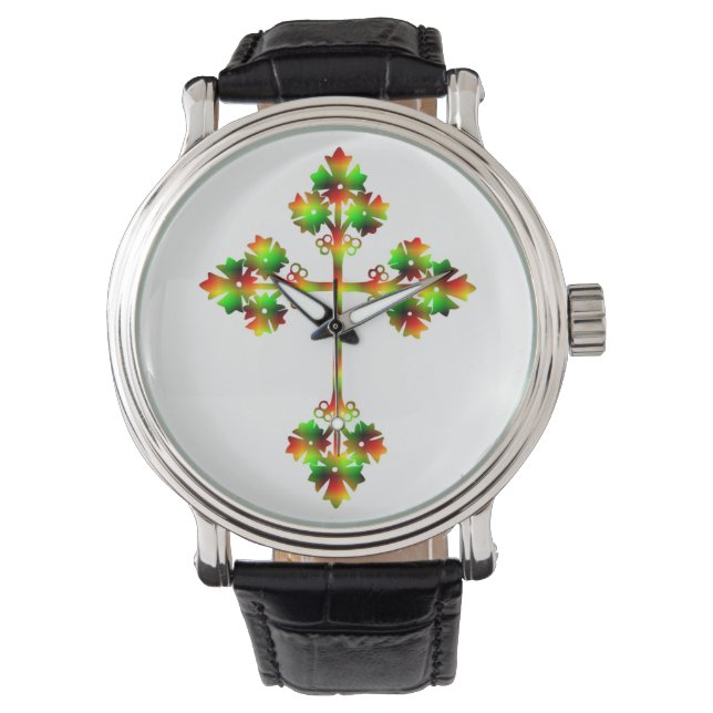 EXTRAVAGANTER KROSS ARMBANDUHR (Vorderseite)