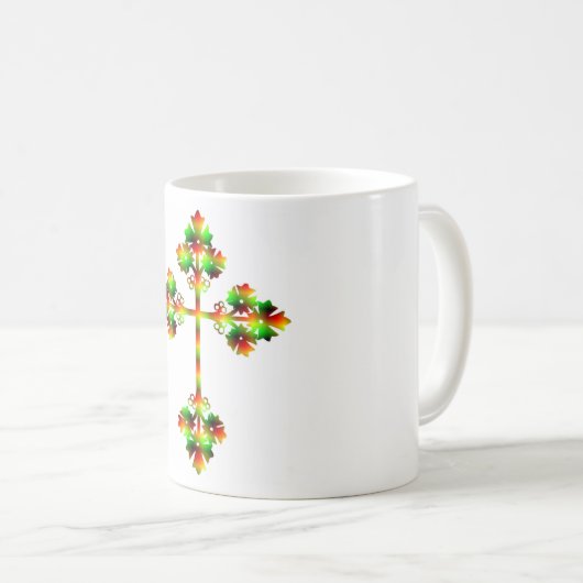EXTRAVAGANTER KROSS KAFFEETASSE (VorderseiteRechts)