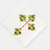 EXTRAVAGANTER KROSS SERVIETTE (Ecke)